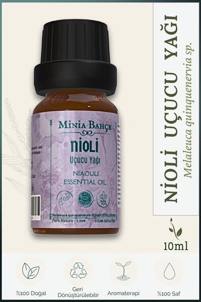 Nioli Uçucu Yağı (Niaouli Essential Oil) Sertifikalı, %100 Saf, 10ml