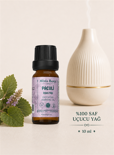 Paçuli Uçucu Yağı – 10 ml | Saf ve Katkısız Bitkisel Uçucu Yağ