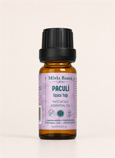 Paçuli Uçucu Yağı – 10 ml | Saf ve Katkısız Bitkisel Uçucu Yağ
