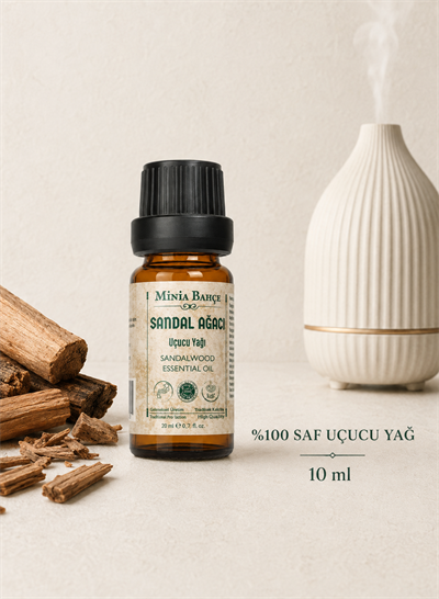 Sandal Ağacı Uçucu Yağı – 10 ml | Saf ve Katkısız Bitkisel Uçucu Yağ