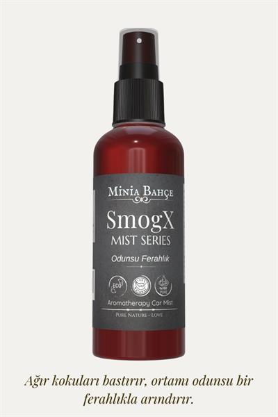 SmogX Mist – Sedir, Çay Ağacı & Narenciye Yağlı Koku Bastırıcı Aromaterapi Vücut Spreyi (100 ml)