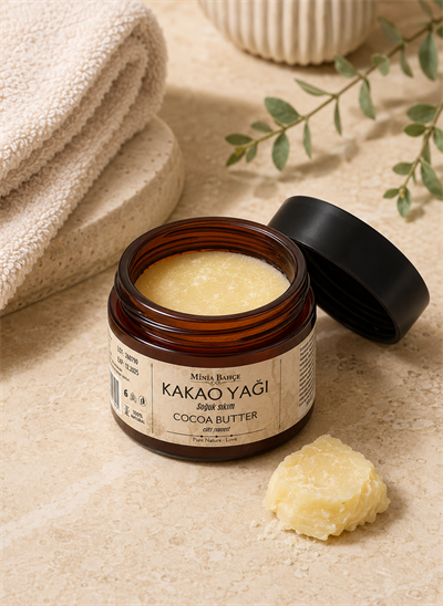 Kakao Yağı – Saf Kakao Çekirdeği Yağı, 50 ml
