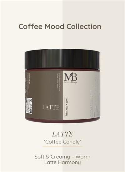 LATTE – Kahve & Vanilya Kokulu Doğal Soya Mum | 100 g