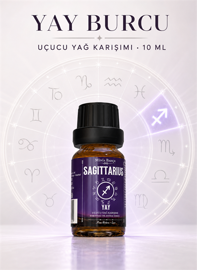 Yay Burcu Uçucu Yağ Karışımı – Adaçayı, Çay Ağacı, Bergamot, Ardıç ve Itır Uçucu Yağları, 10 ml