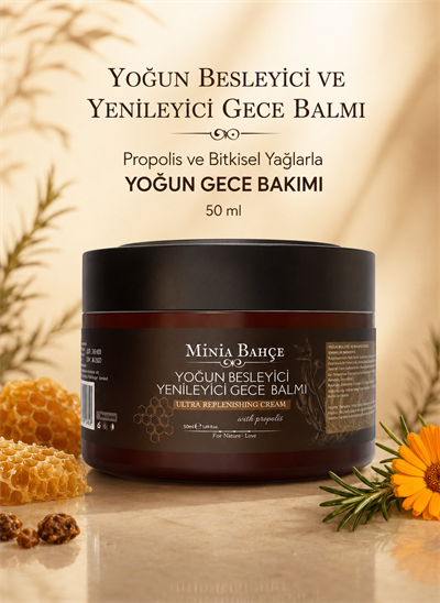 Yoğun Besleyici & Yenileyici Gece Balmı, %100 Doğal Ve Katkısız, 50ml