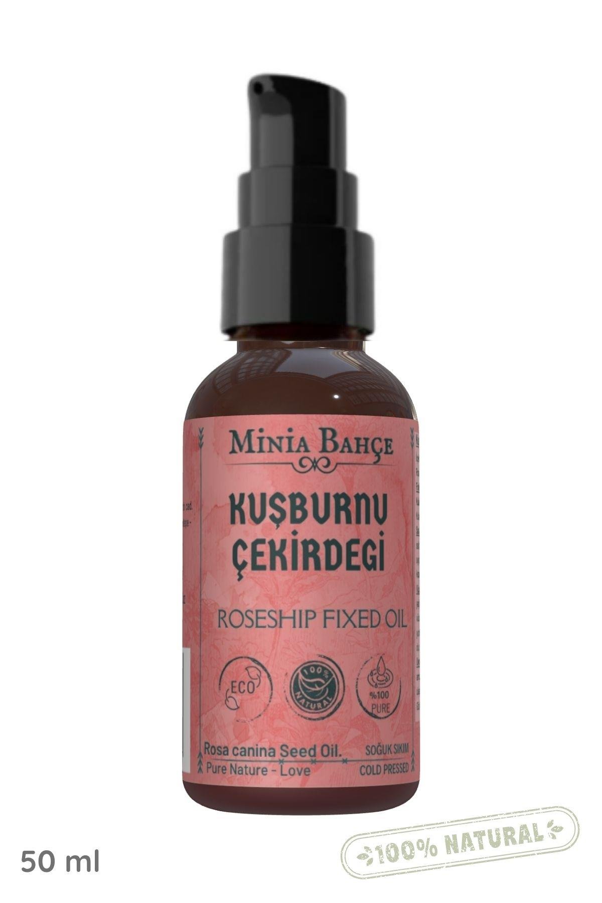 50ml Soğuk Sıkım Kuşburnu Çekirdeği Yağı , %100 Saf