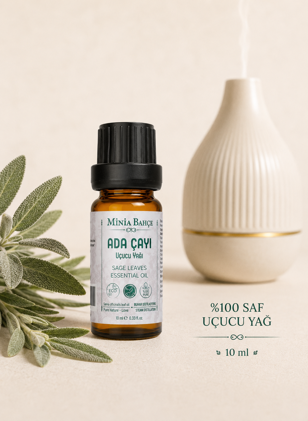 Ada Çayı Uçucu Yağı 10ml - %100 Saf ve Doğal