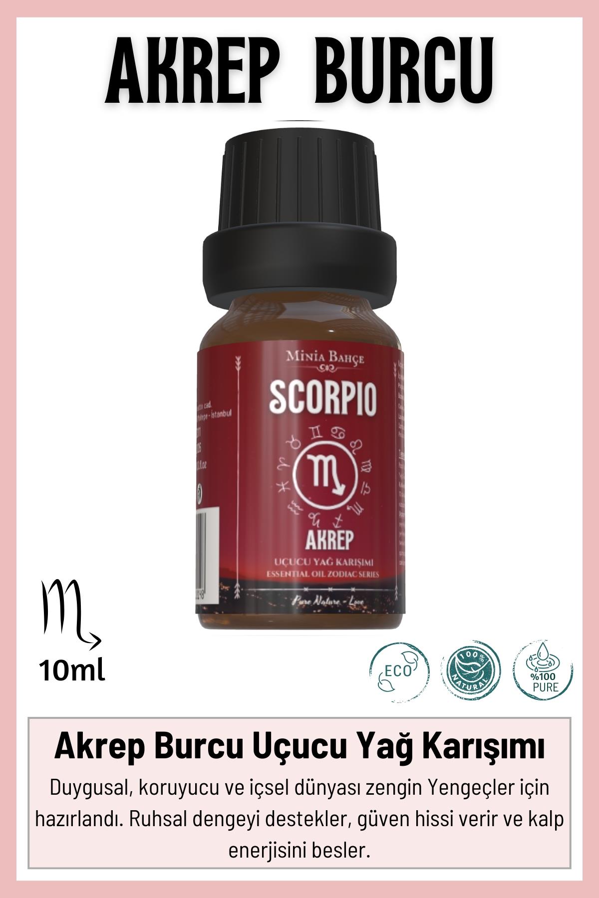 Akrep Burcu - Scorpio, Uçucu Yağ Karışımı, 10ml
