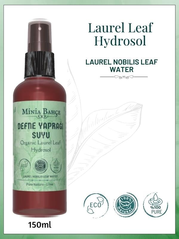 Defne Yaprağı Suyu - %100 Doğal ve Yağlı Hidrosol, 150ml