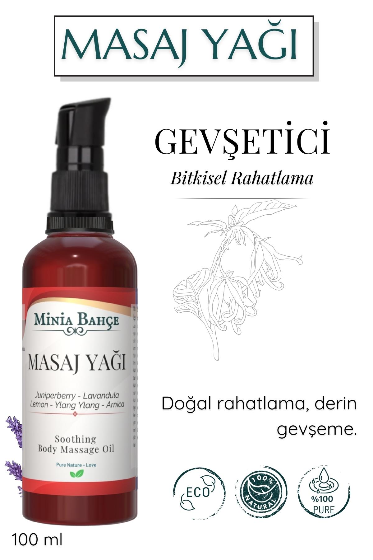 Gevşetici Arnika Masaj Yağı , 100ml. %100 Saf ve Doğal