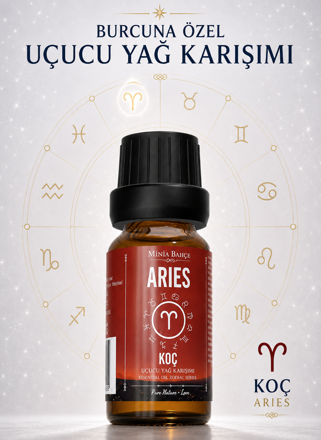 Koç Burcu - Aries, Uçucu Yağ Karışımı, 10ml