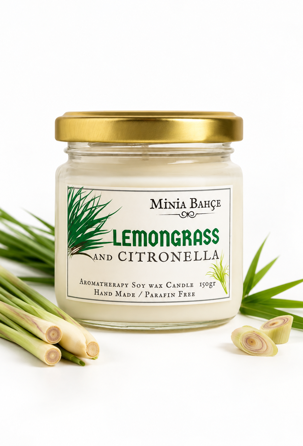 Limonotu & Citronella Yağı  Soya Mumu, 75gr