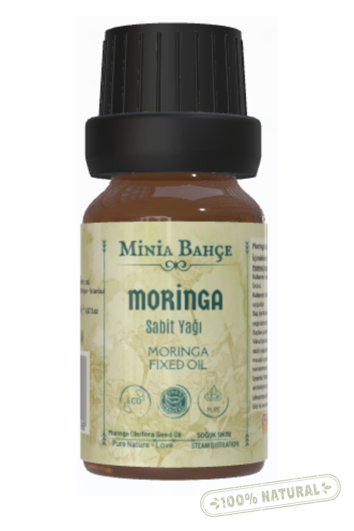 Moringa Yağı, 10ml , Soğuk Sıkım, %100 Saf