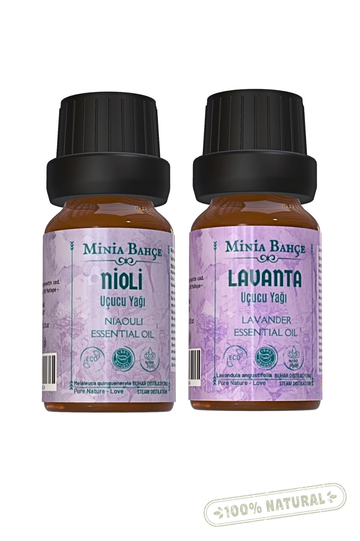 Nioli Uçucu Yağı, 10ml (niaouli) %100 Saf - Lavanta Uçucu Yağı, 10ml %100 Saf