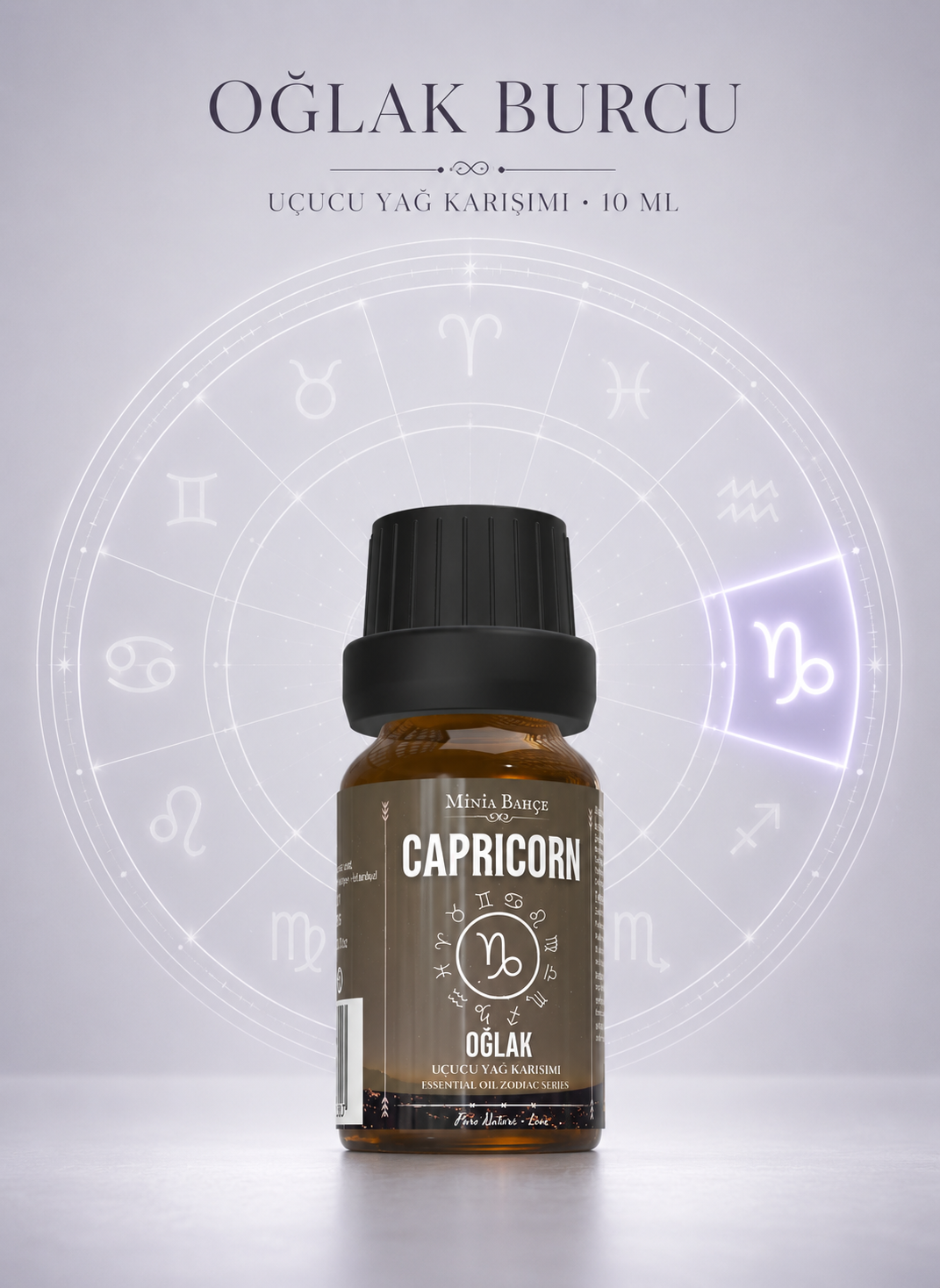 Oğlak Burcu - Capricorn, Uçucu Yağ Karışımı, 10ml