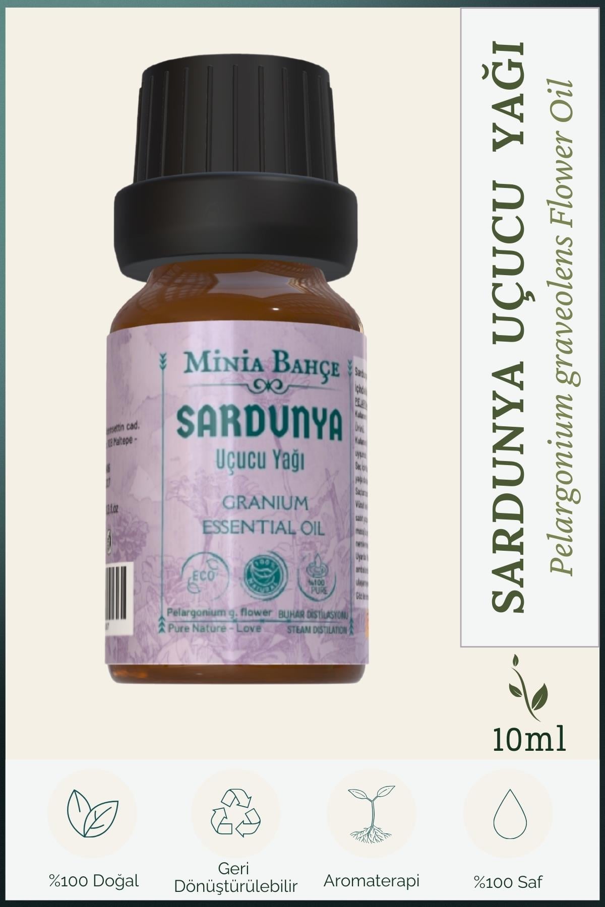 Sardunya (Itır) Uçucu Yağı 10ml - %100 Doğal ve Saf
