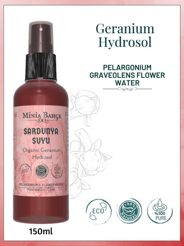 Sardunya Suyu - %100 Doğal ve Yağlı Hidrosol, 150ml
