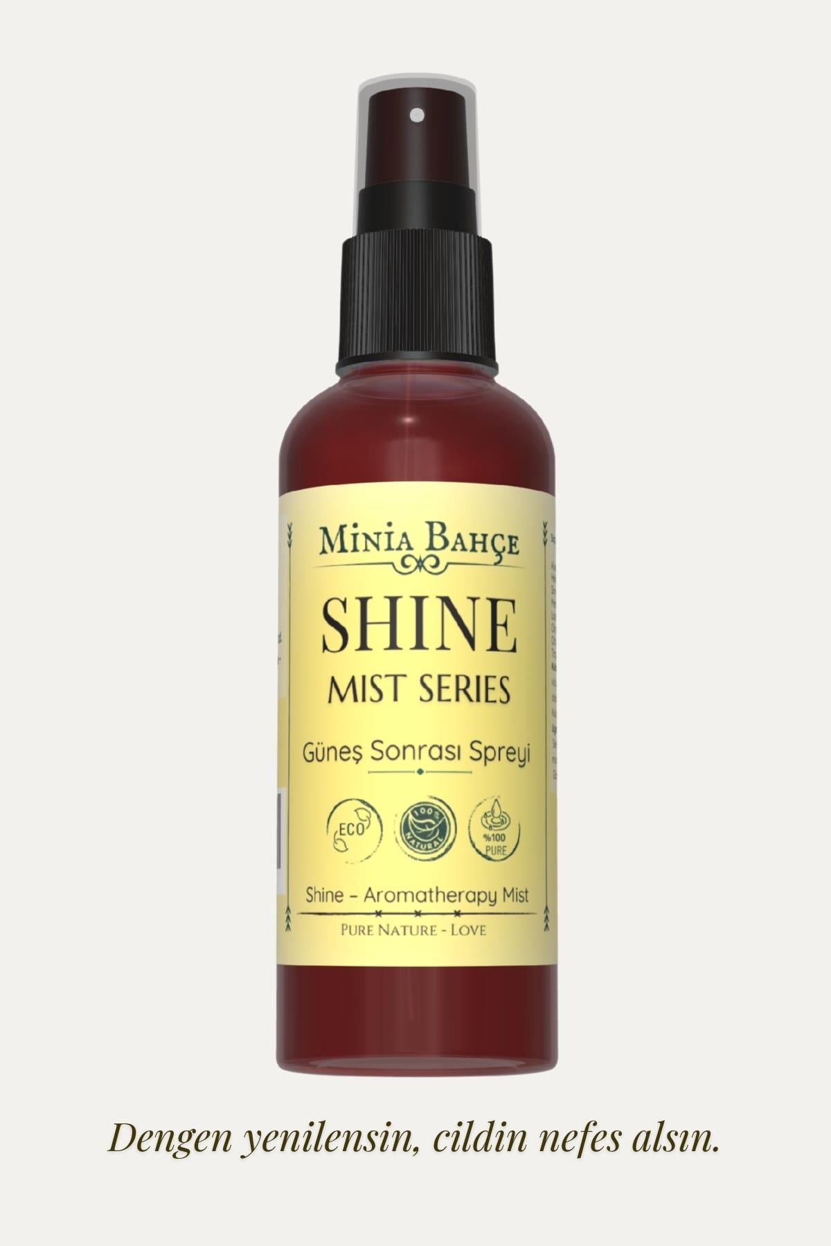 SHINE Mist – Aloe Vera & Ölmez Çiçek Hidrosollü Ferahlatıcı Doğal Vücut Spreyi (100 ml)