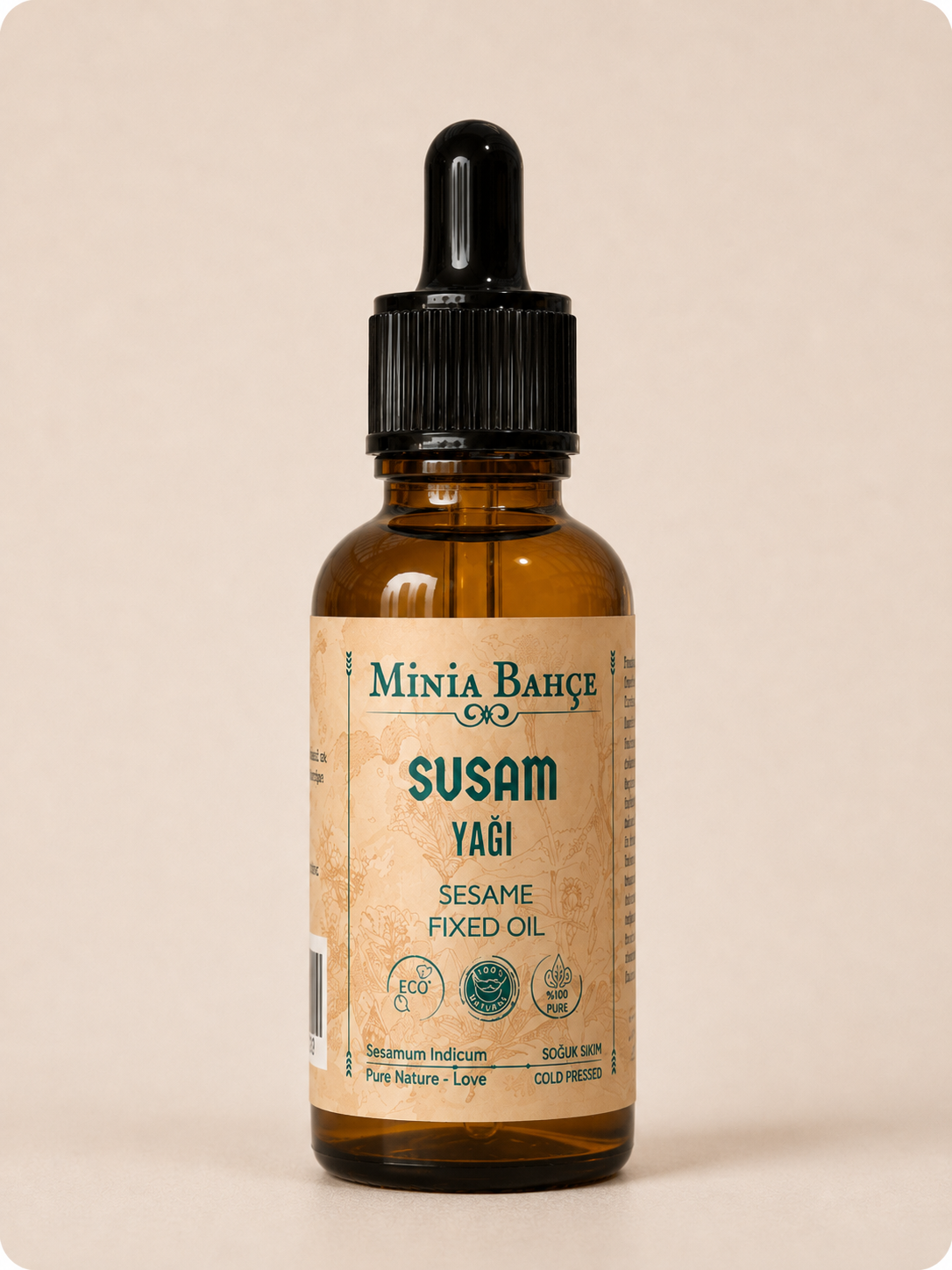 Susam Yağı, %100 Doğal - 30ml