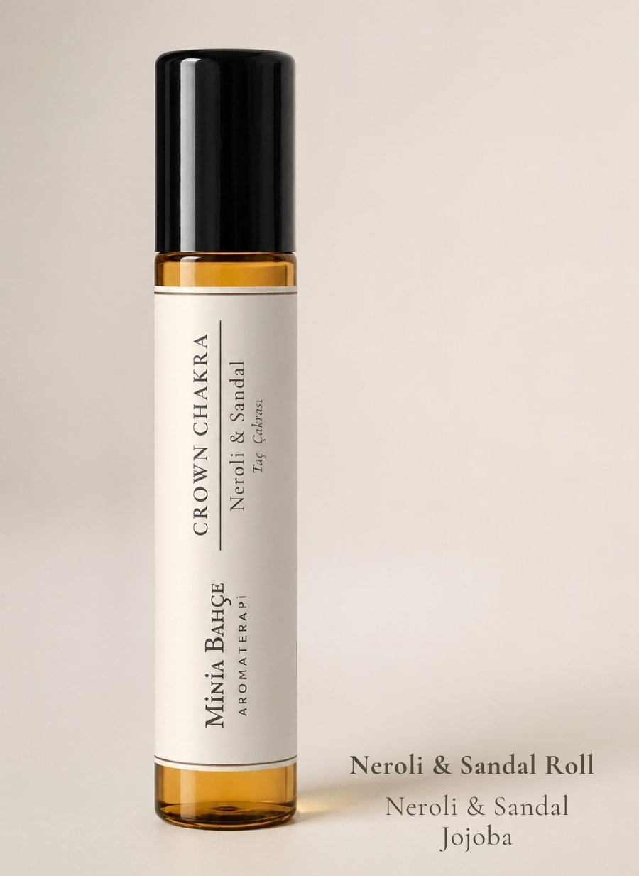 Taç Çakra Roll - %100 Doğal Neroli & Sandal Yağı 10 ml