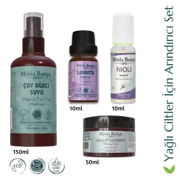 Yağlı Ciltler İçin Arındırıcı Set