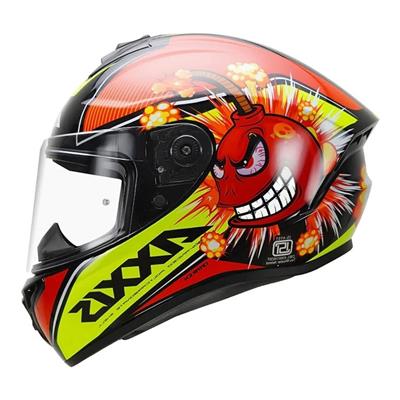 Axxis Draken S Bombs A5 Mat Red Full Face Motosiklet Kaskı