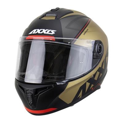 Axxis Draken S Gear A9 Mat Gold Full Face Motosiklet Kaskı