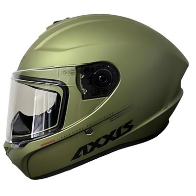 Axxis Draken S Solid Mat Green Full Face Motosiklet Kaskı