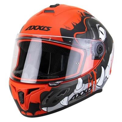 Axxis Draken S Trooper E5 Mat Red Full Face Motosiklet Kaskı