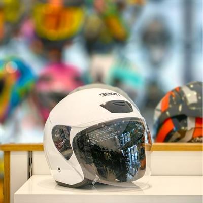 Beon B210 Çenesiz Vizörlü Yazlık Kask Beyaz