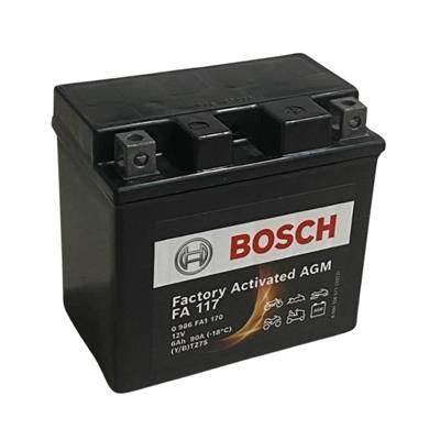 Bosch FA117 YTZ7S-BS 12V 6 Ah Bakımsız Motosiklet Aküsü
