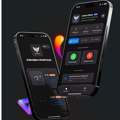 Crown Micro C10 Motosiklet Bluetooth İnterkom Seti
