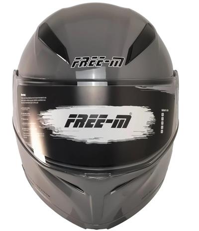 Free-M 965 Çene Açılır Vizörlü Kask Nardo Gri