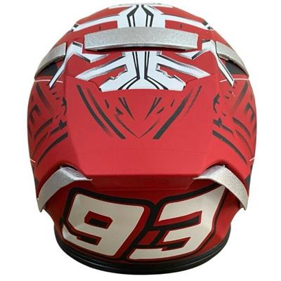 Gear5 Dekor Mini Kask Beyaz Grafik KD1