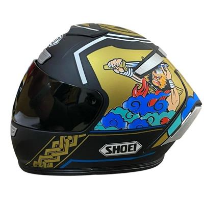 Gear5 Dekor Mini Kask Sarı Siyah Grafik KD4