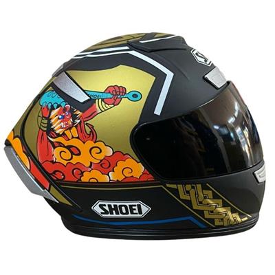 Gear5 Dekor Mini Kask Sarı Siyah Grafik KD4
