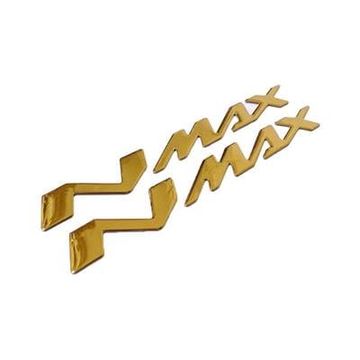 Gear5 Sele Altı Metal Yazı Seti Gold - Yamaha N MAX
