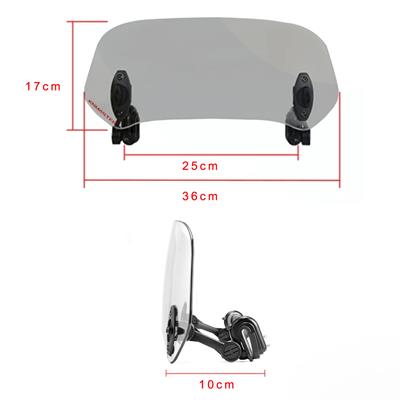 KNMASTER Motosiklet Ön Cam Uzatma (Deflektör) RS-300K