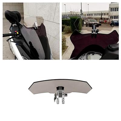 KNMASTER WD200 Motosiklet Ön Cam Uzatma (Deflektör) Füme