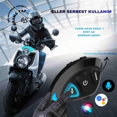 Moman RS-S Motosiklet Bluetooth İnterkom Seti