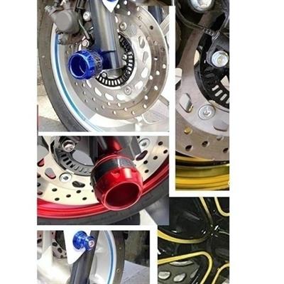 Motosiklet Teker Koruma Takozu Takım Turuncu
