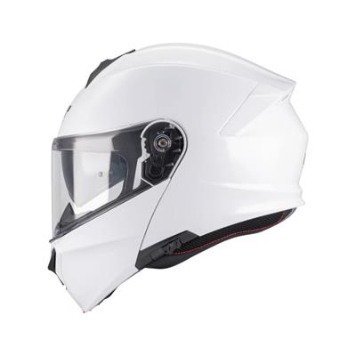 MT Genesis FU935SV Pure A0 Parlak Beyaz Çene Açılık Motosiklet Kaskı