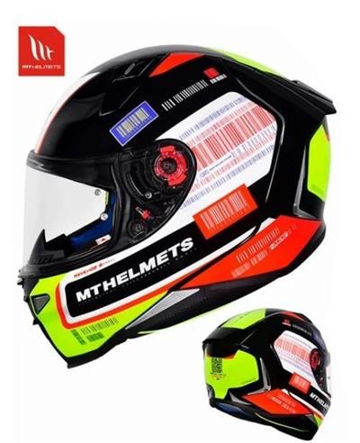 MT Revenge 2 A1 Gloss Motosiklet Kaskı - 2XL
