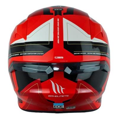 MT Targo Pro Biger C5 Mat Pearl Red Full Face Motosiklet Kaskı - (XL Beden)