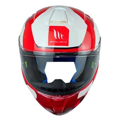 MT Targo Pro Biger C5 Mat Pearl Red Full Face Motosiklet Kaskı - (XL Beden)