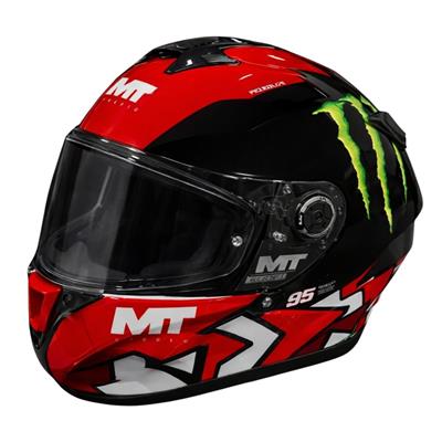 MT Targo S FF106B Piqueras B5 Parlak Full Face Motosiklet Kaskı