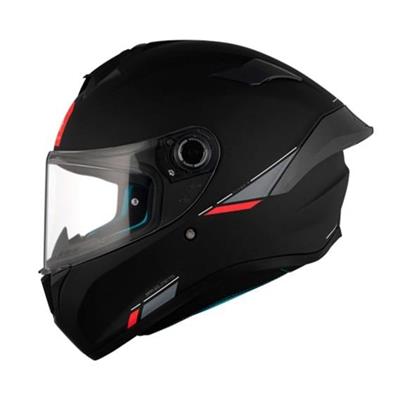 MT Targo S  FF106B Solid A1 Matt Black Full Face Motosiklet Kaskı