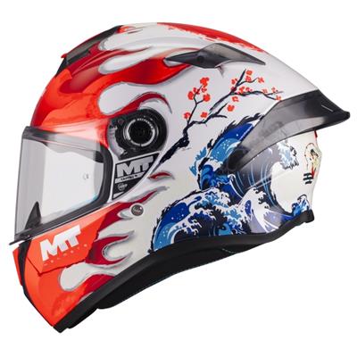 MT Targo S FF106B Yamanaka A5 Parlak Full Face Motosiklet Kaskı