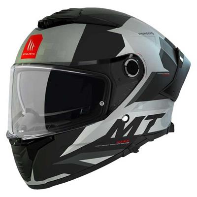 MT Thunder 4 SV FF118SV Exeo C2 Gloss Pearl Titanium Full Face Motosiklet Kaskı
