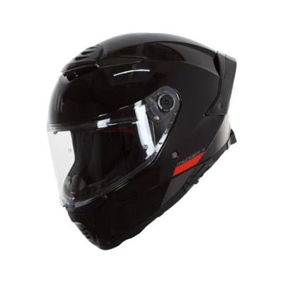 MT Thunder 4 SV FF118SV Solid A1 Gloss Siyah Full Face Motosiklet Kaskı